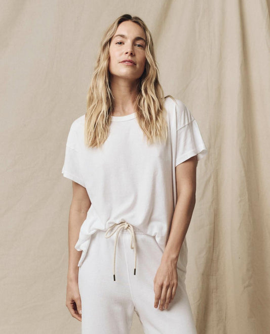 The Great. Tees | The Boxy Crew. True White - Women