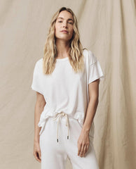 The Great. Tees | The Boxy Crew. True White - Women