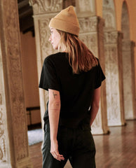 The Great. Tees | The Little Recycled Rib Tee. Night - Women