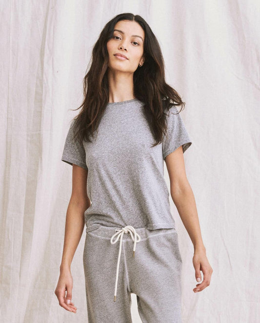 The Great. Tees | The Little Tee. Heather Grey - Women