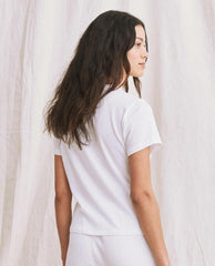 The Great. Tees | The Little Tee. True White - Women