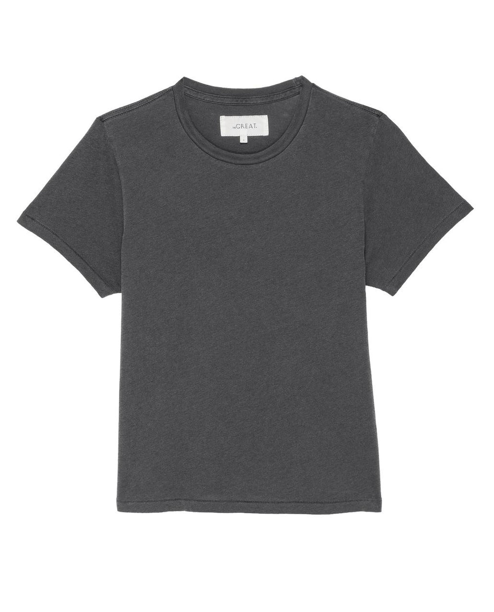 The Great. Tees | The Little Tee. Washed Black - Women