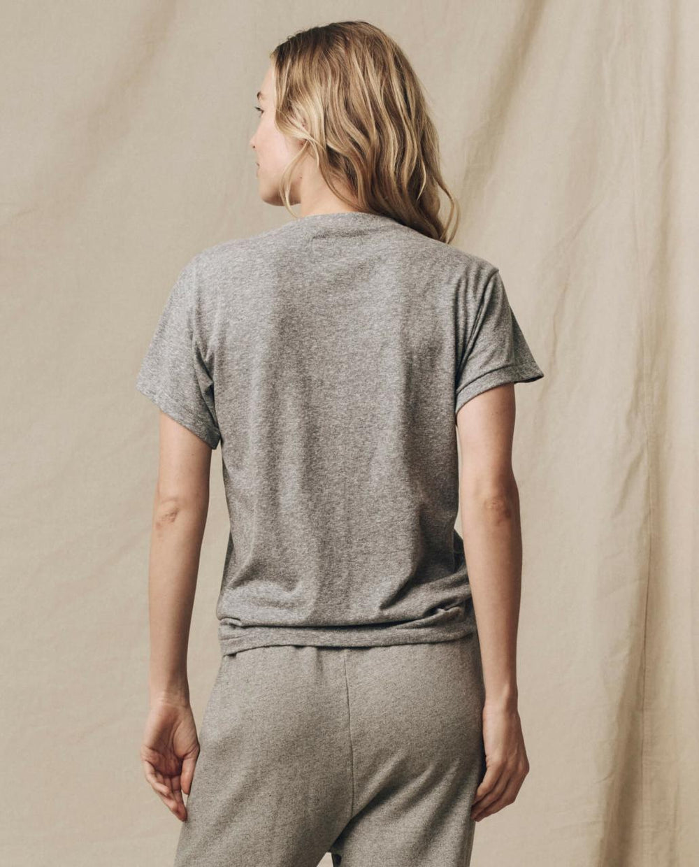 The Great. Tees | The Slim U Heather Grey - Women