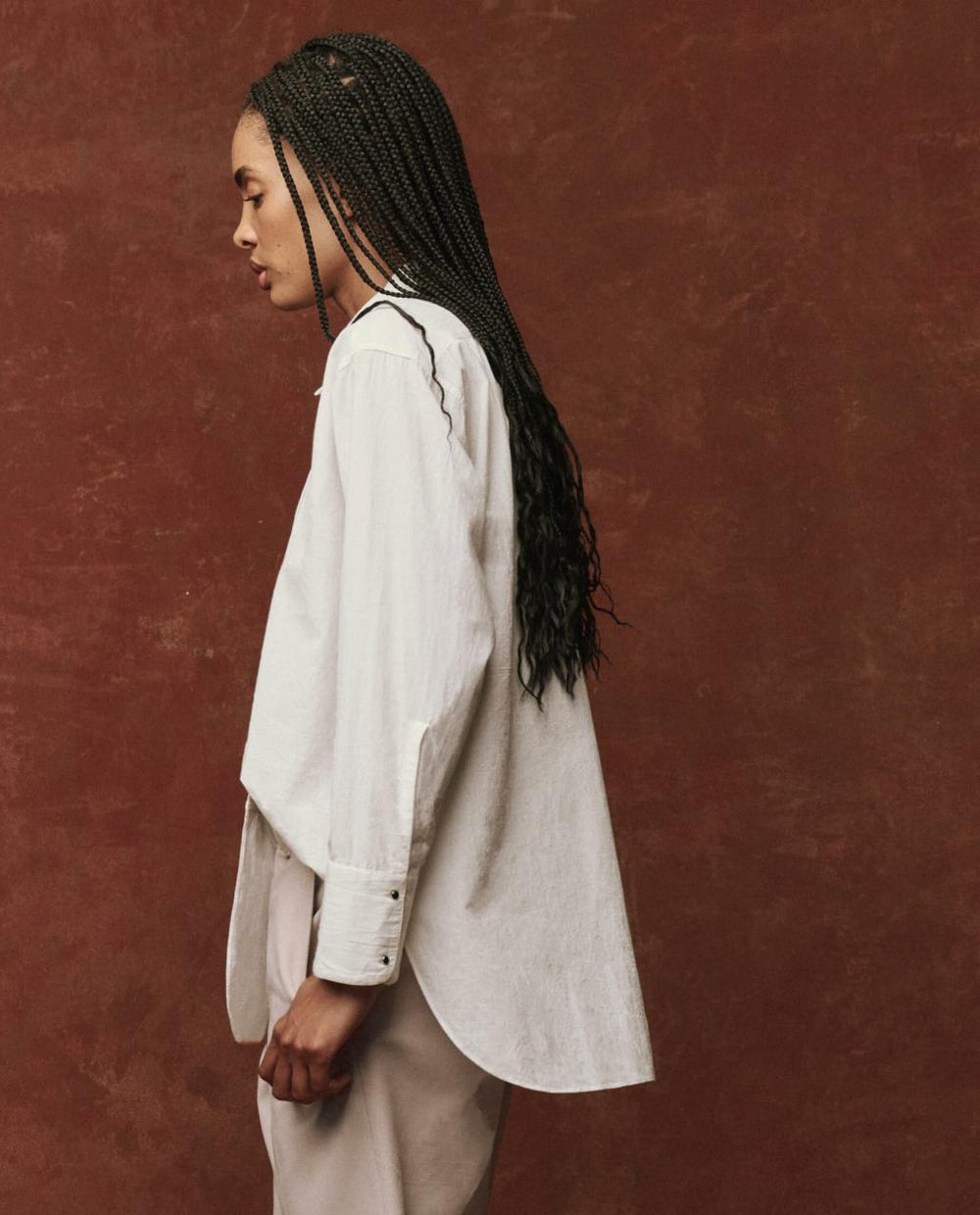 The Great. Tops | The Classic Tux Top. White - Women