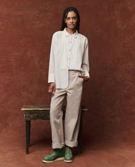 The Great. Tops | The Classic Tux Top. White - Women