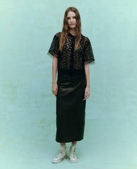 The Great. Tops | The Cotillion Top. Black - Women