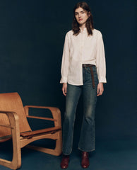 The Great. Tops | The Cowboy Tux Top. White - Women