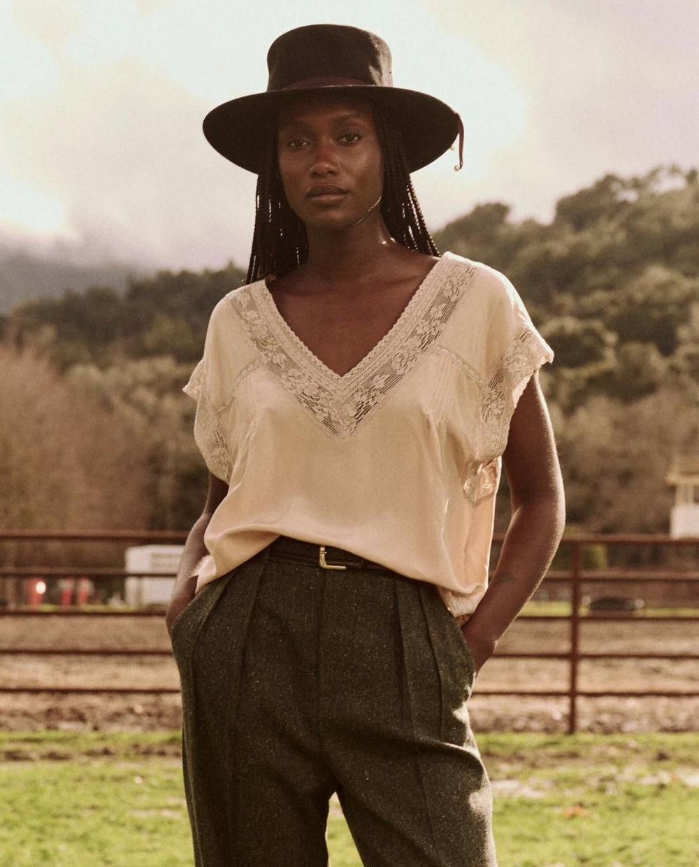 The Great. Tops | The Fortune Top. Nude - Women