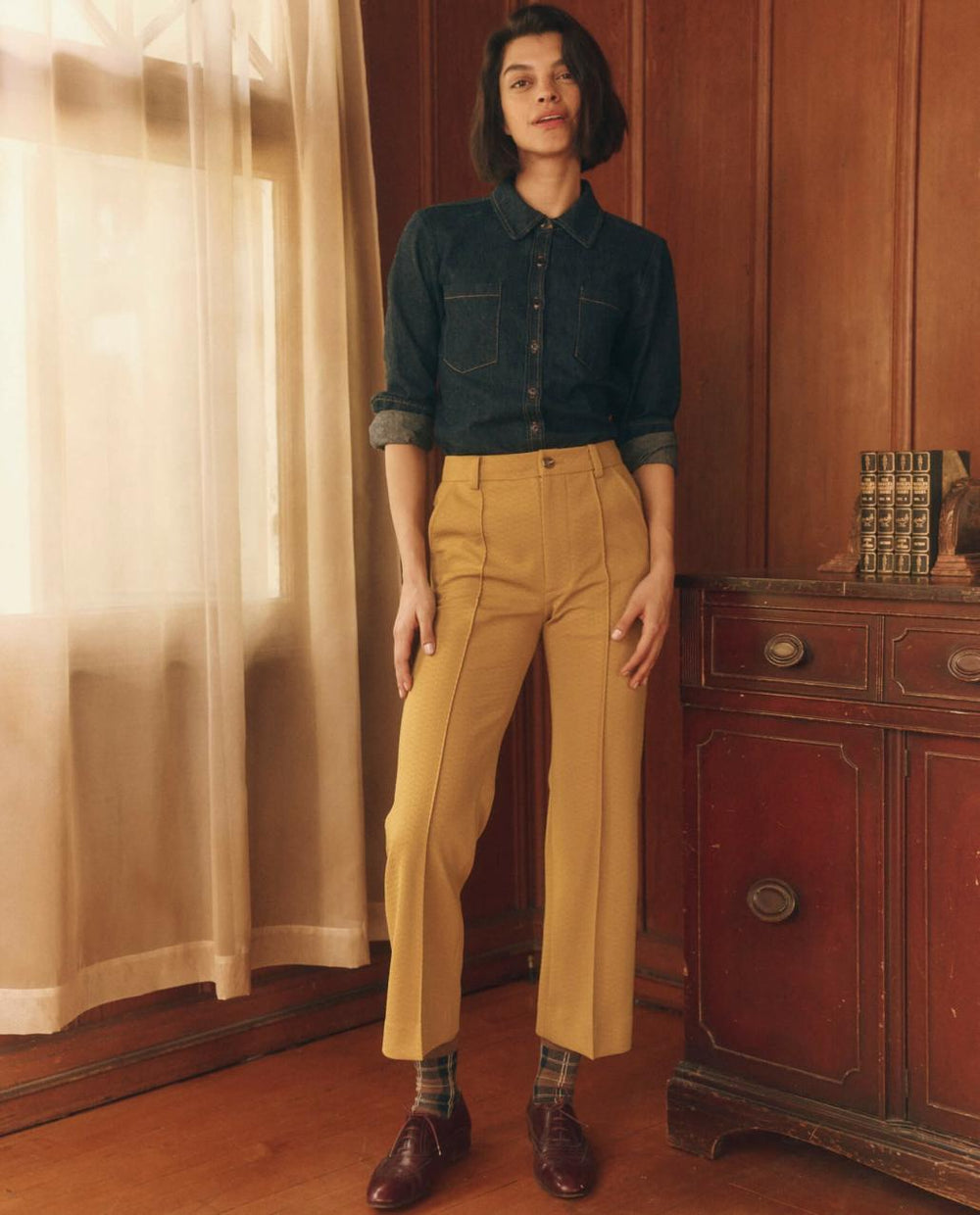 The Great. Tops | The Scouting Shirt. Rinse Wash - Women