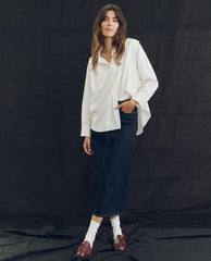 The Great. Tops | The Society Top. True White - Women