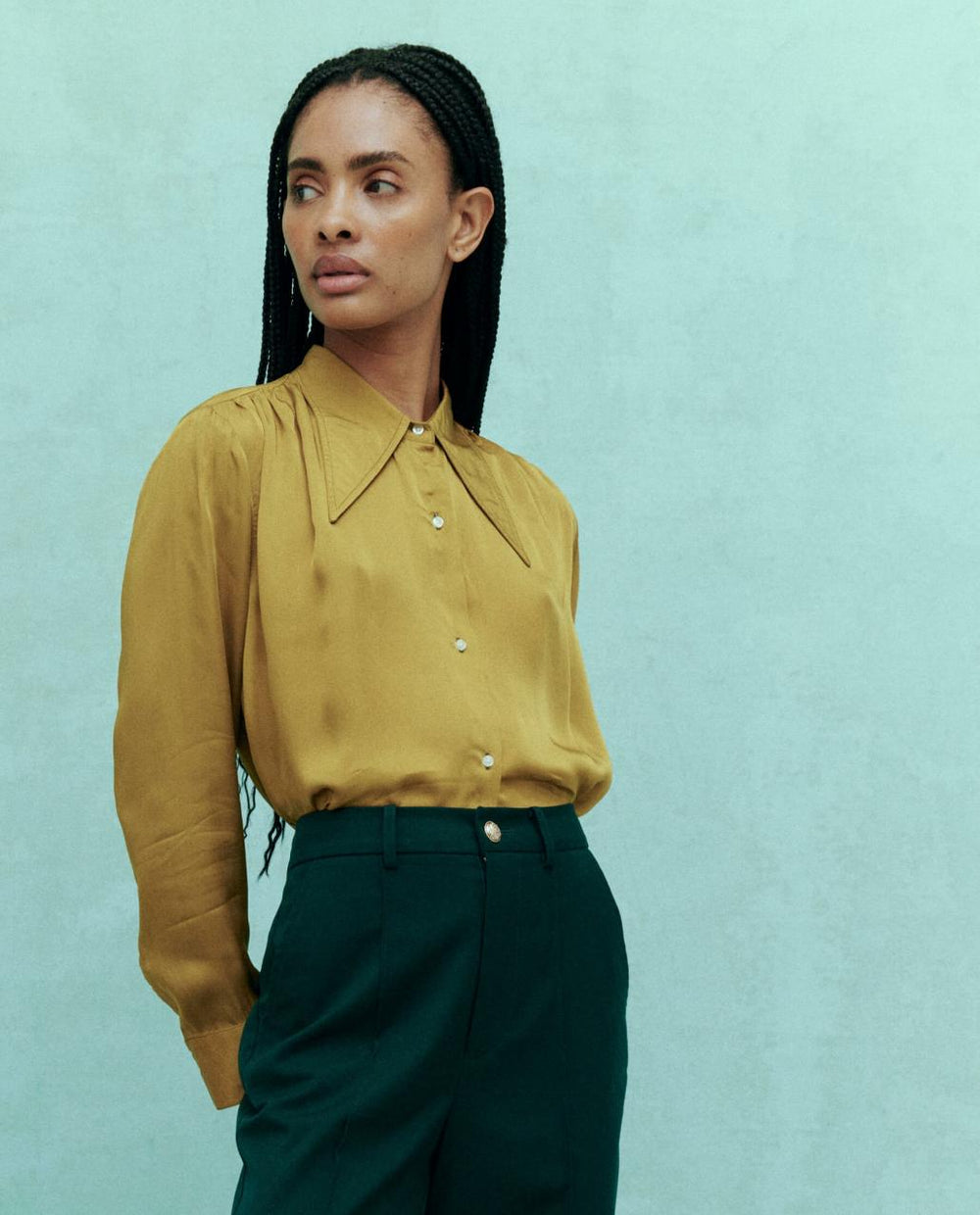 The Great. Tops | The Theater Top. Gold Leaf - Women