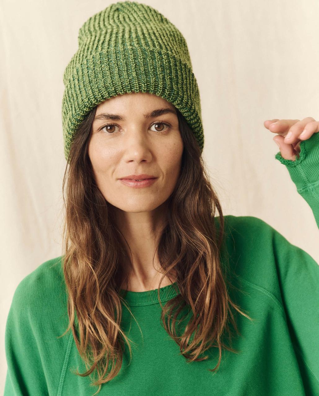 The Great. Accessories | The Beanie. Marled Holly Leaf - Women