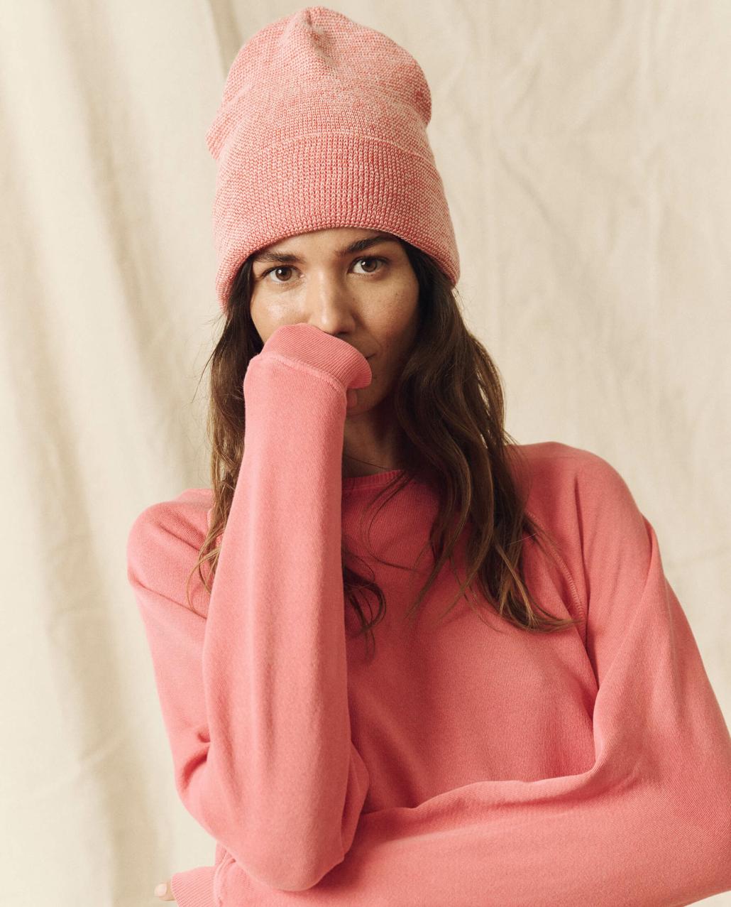 The Great. Accessories | The Beanie. Persimmon Stripe - Women