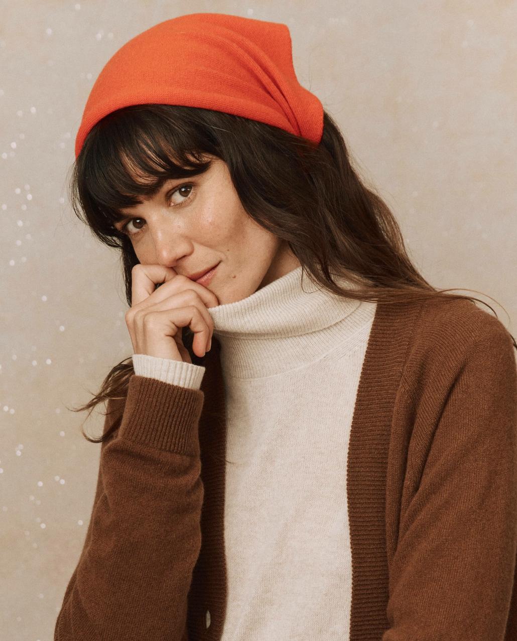 The Great. Accessories | The Cashmere Neckerchief. Ember - Women