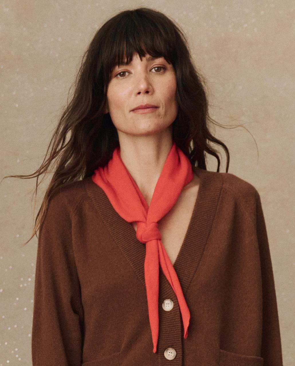 The Great. Accessories | The Cashmere Neckerchief. Ember - Women