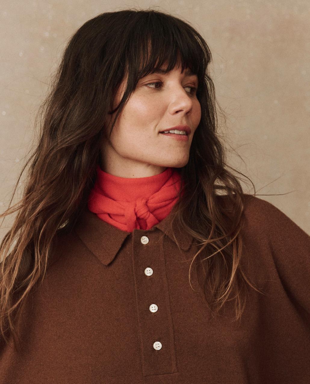 The Great. Accessories | The Cashmere Neckerchief. Ember - Women