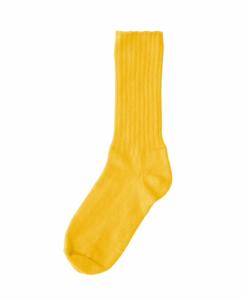 The Great. Accessories | The Cashmere Sock. Bright Marigold - Women