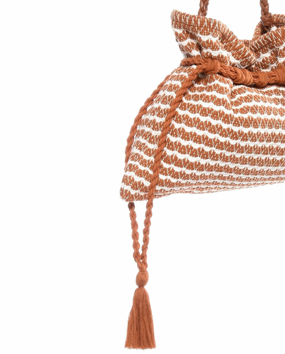 The Great. Accessories | The Cinched Bag. Carmel And Cream - Women