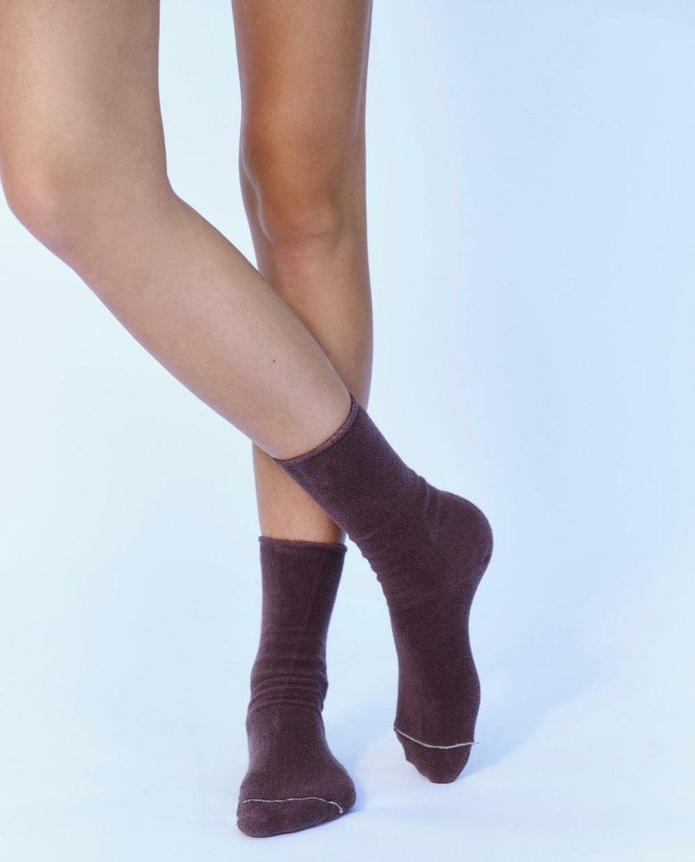 The Great. Accessories | The Microterry Sock. Vintage Mulberry - Women