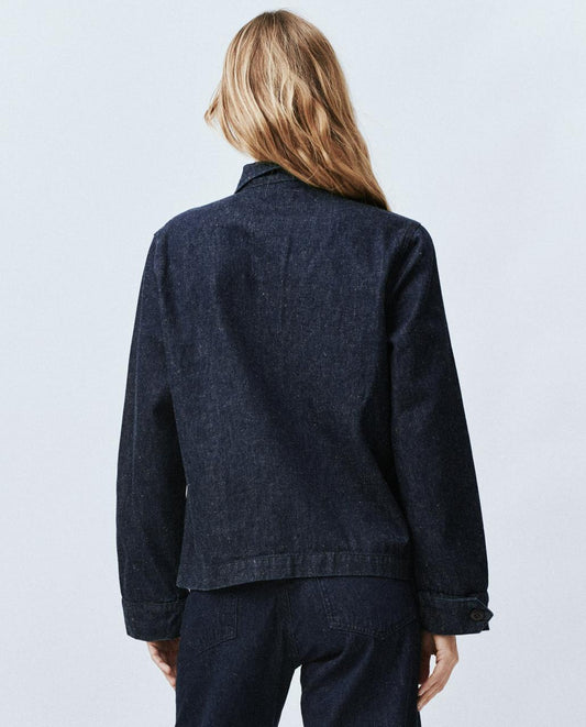 The Great. Denim | The Chore Jacket. Rinse Wash - Women