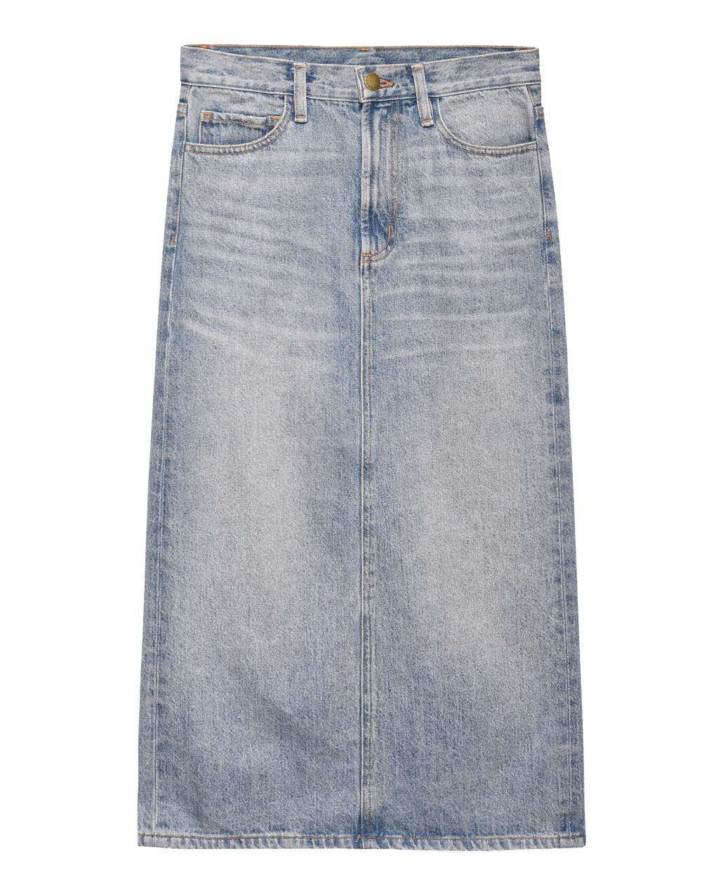 The Great. Denim | The Column Skirt. Monterey Wash - Women