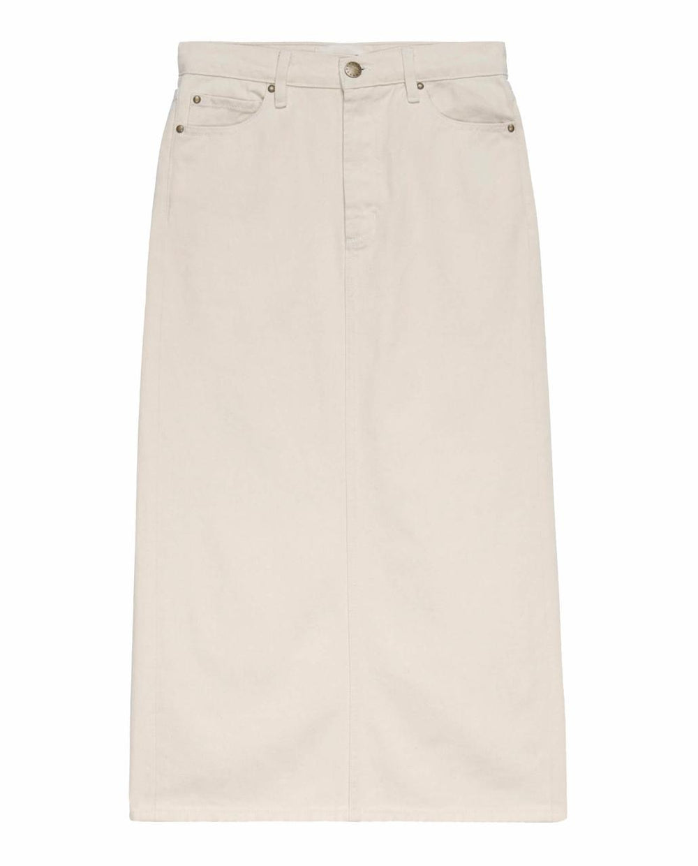 The Great. Denim | The Column Skirt. Natural - Women