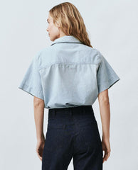 The Great. Denim | The County Top. Riverbed Wash - Women
