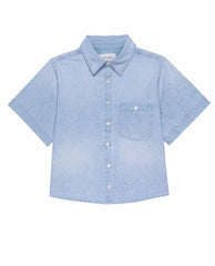 The Great. Denim | The County Top. Riverbed Wash - Women