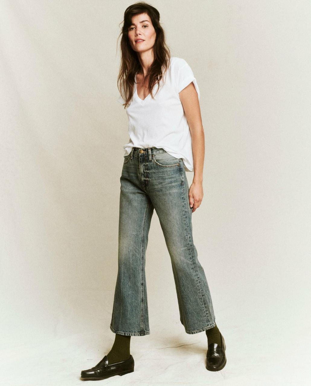 The Great. Denim | The Kick Bell Jean. Cliff Wash - Women