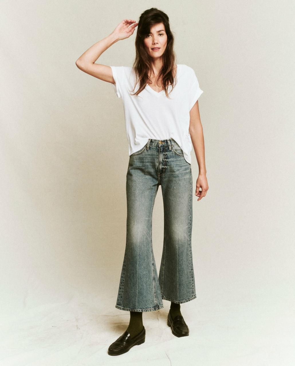 The Great. Denim | The Kick Bell Jean. Cliff Wash - Women