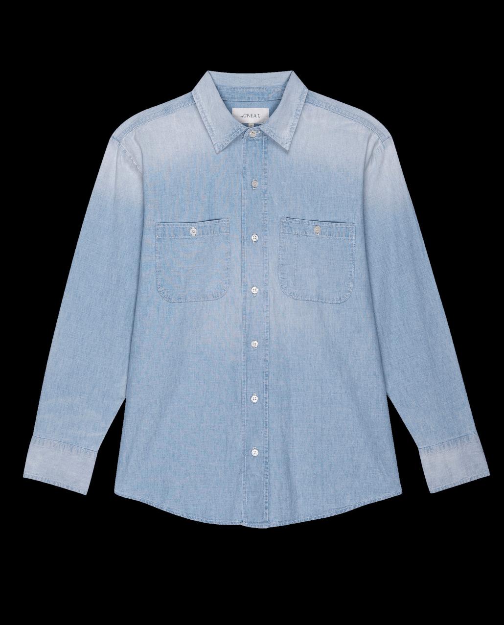 The Great. Denim | The Road Shirt. Riverbed Wash - Women
