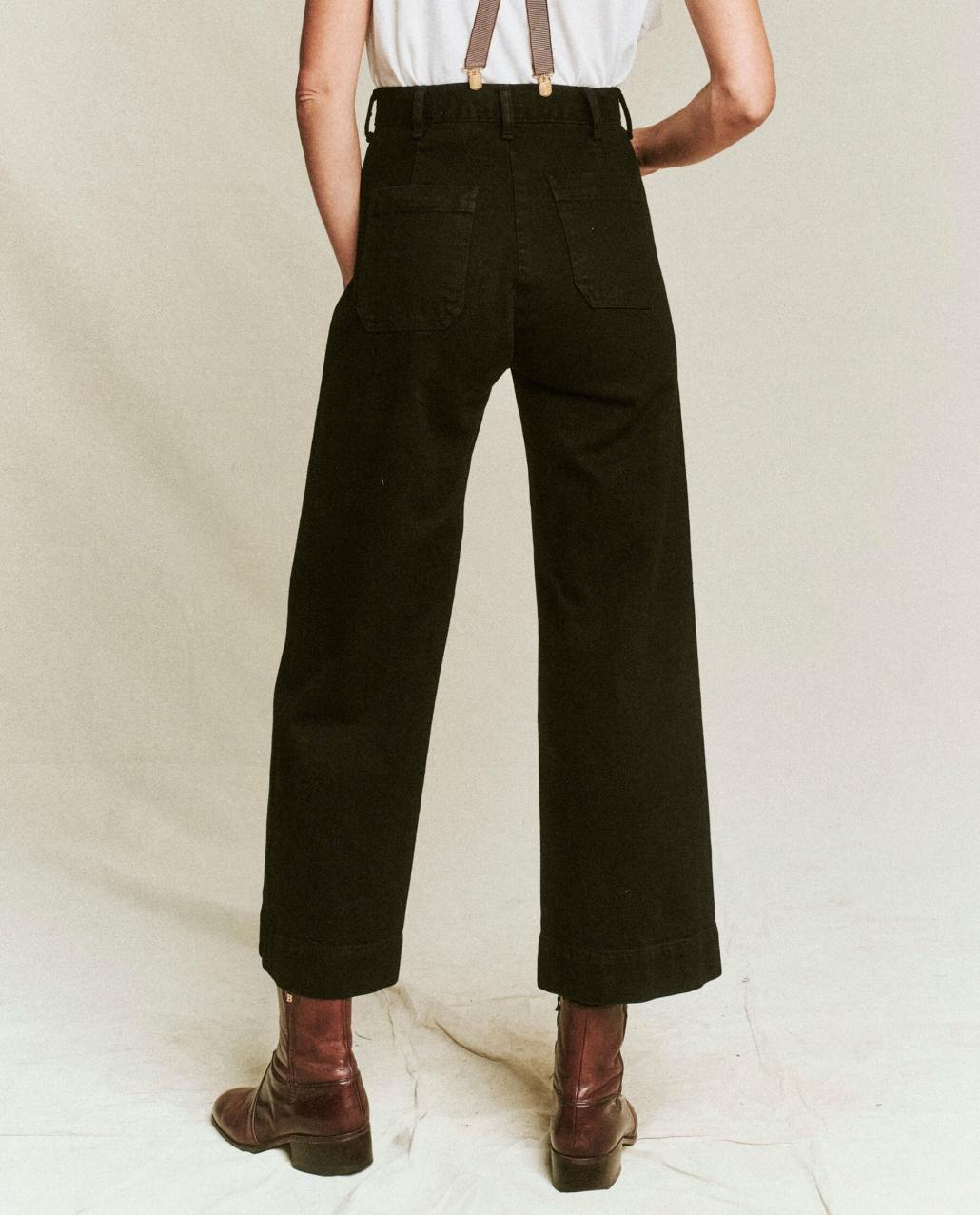 The Great. Denim | The Seafair Jean. Black - Women