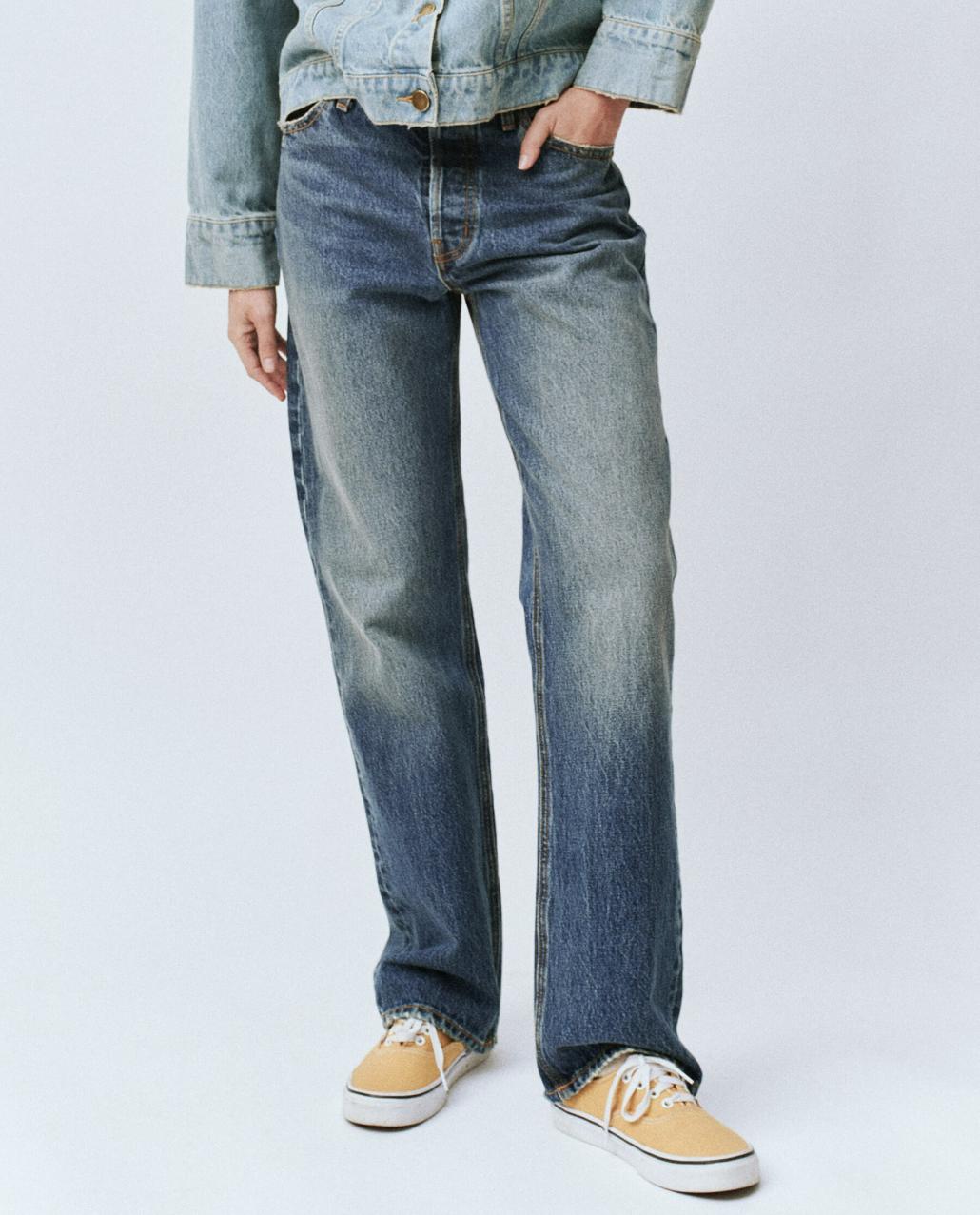 The Great. Denim | The Wayne Jean (30” Inseam). Montana Wash - Women
