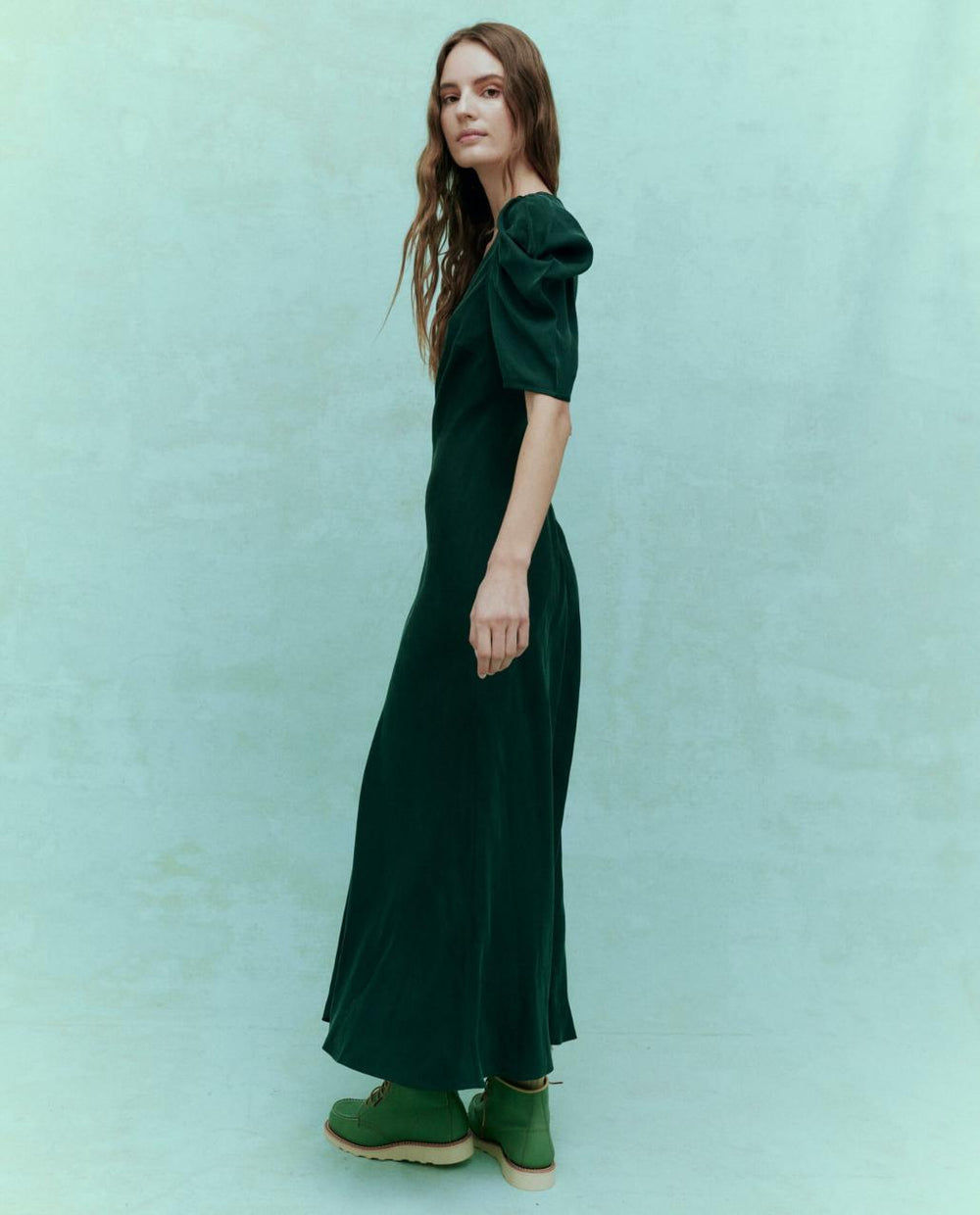 The Great. Dresses | The Century Dress. Winter Pine - Women