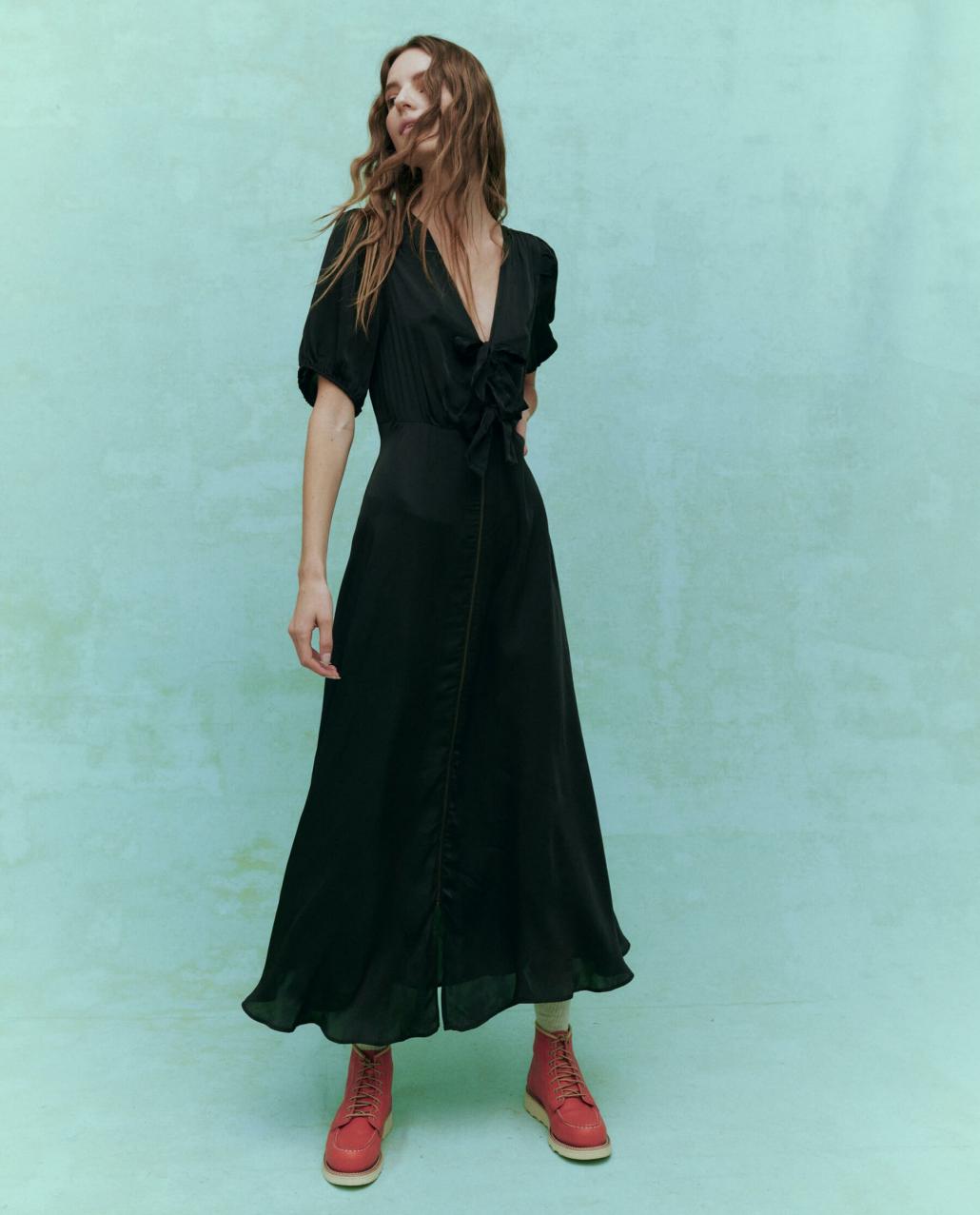 The Great. Dresses | The Gilded Dress. Black - Women