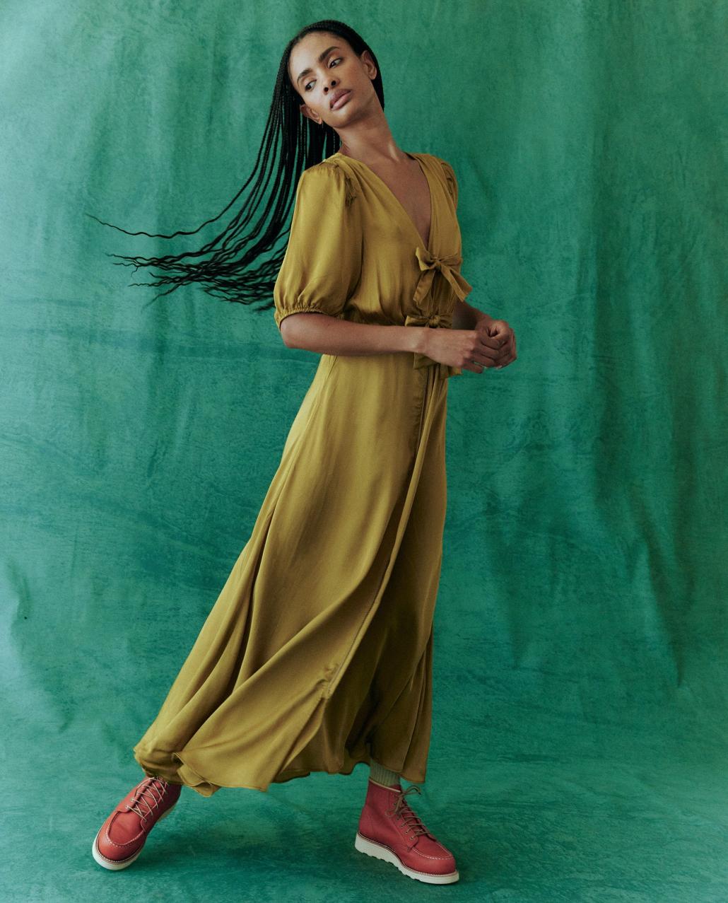 The Great. Dresses | The Gilded Dress. Gold Leaf - Women