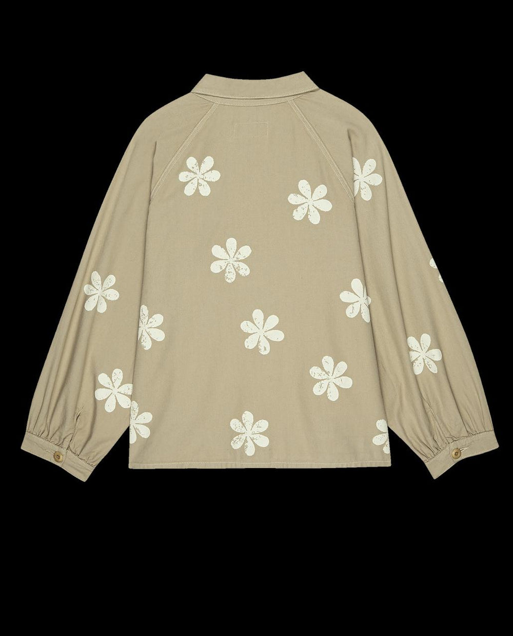 The Great. Jackets &amp; Outerwear | The Commodore Jacket With Daisy Stamp. Khaki With Daisy Stamp - Women