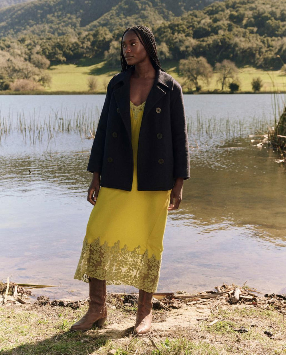 The Great. Jackets &amp; Outerwear | The Peacoat. Navy - Women