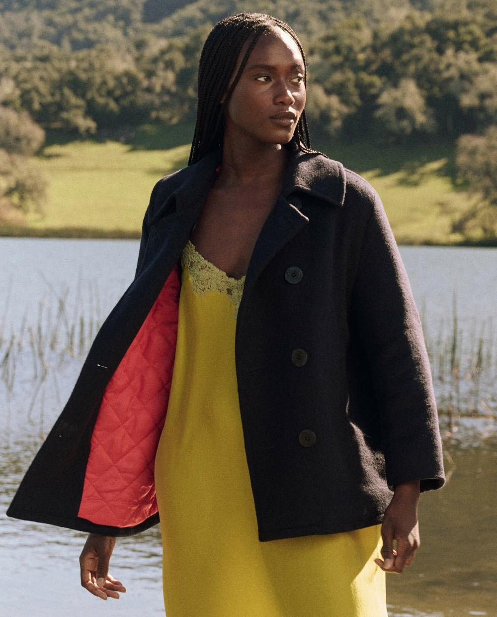 The Great. Jackets &amp; Outerwear | The Peacoat. Navy - Women