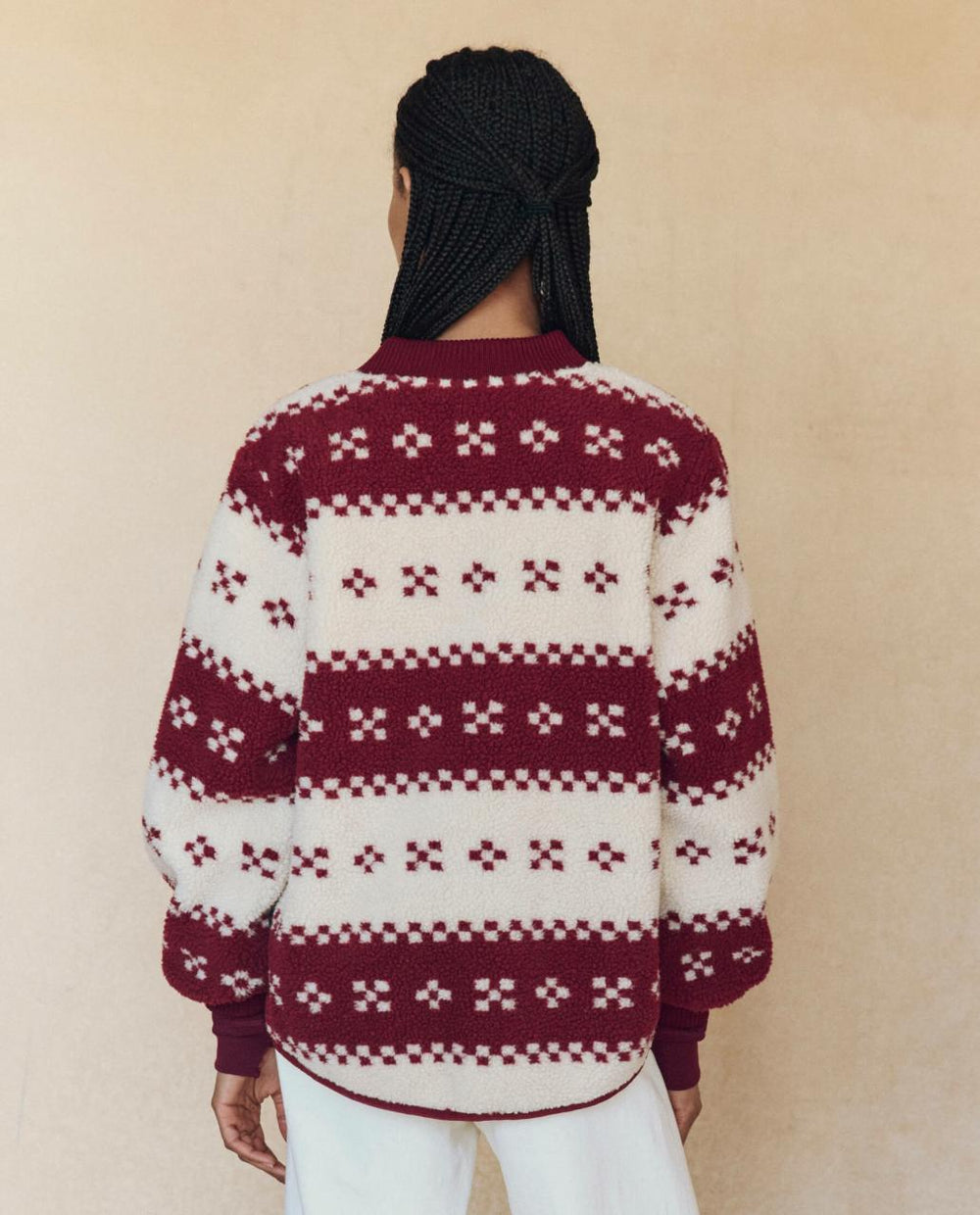 The Great. Jackets &amp; Outerwear | The Plush Bomber. Bordeaux Geo - Women