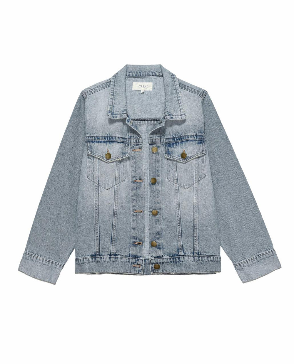 The Great. Jackets &amp; Outerwear | The Slouchy Jean Jacket. Derby Wash - Women