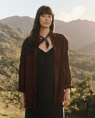 The Great. Jackets &amp; Outerwear | The Suede Fringe Shirt Jacket. Cognac - Women