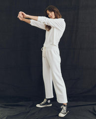 The Great. Long Sleeve Tees | The Campus Crew. True White - Women