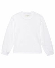 The Great. Long Sleeve Tees | The Campus Crew. True White - Women