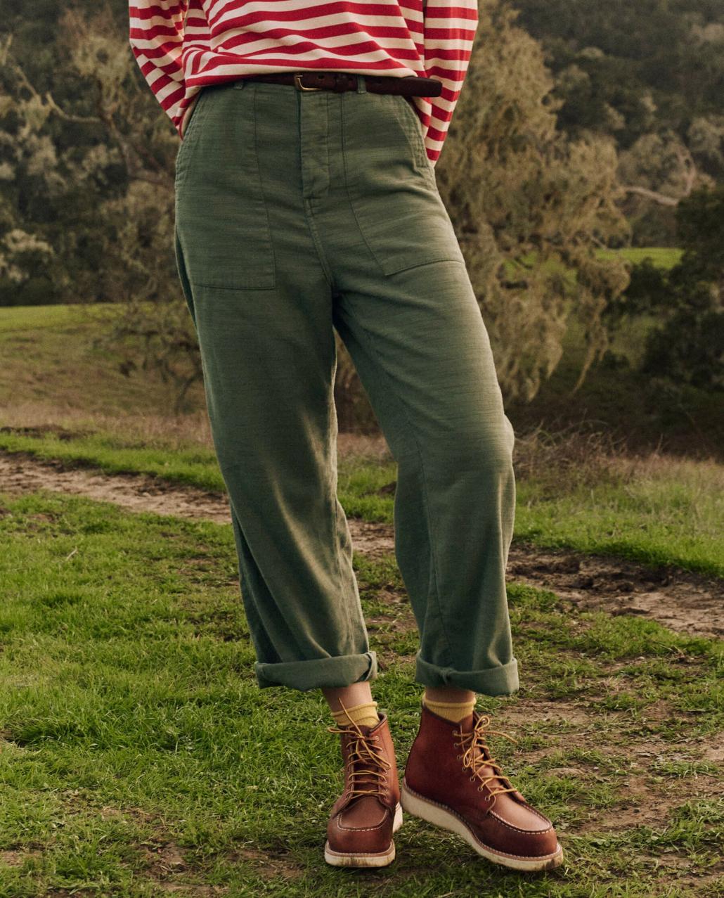 The Great. Pants | The Admiral Pant. Classic Army - Women