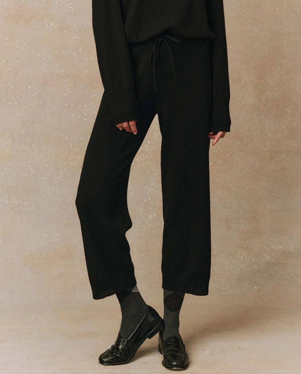 The Great. Pants | The Cashmere Lantern Pant. Black - Women