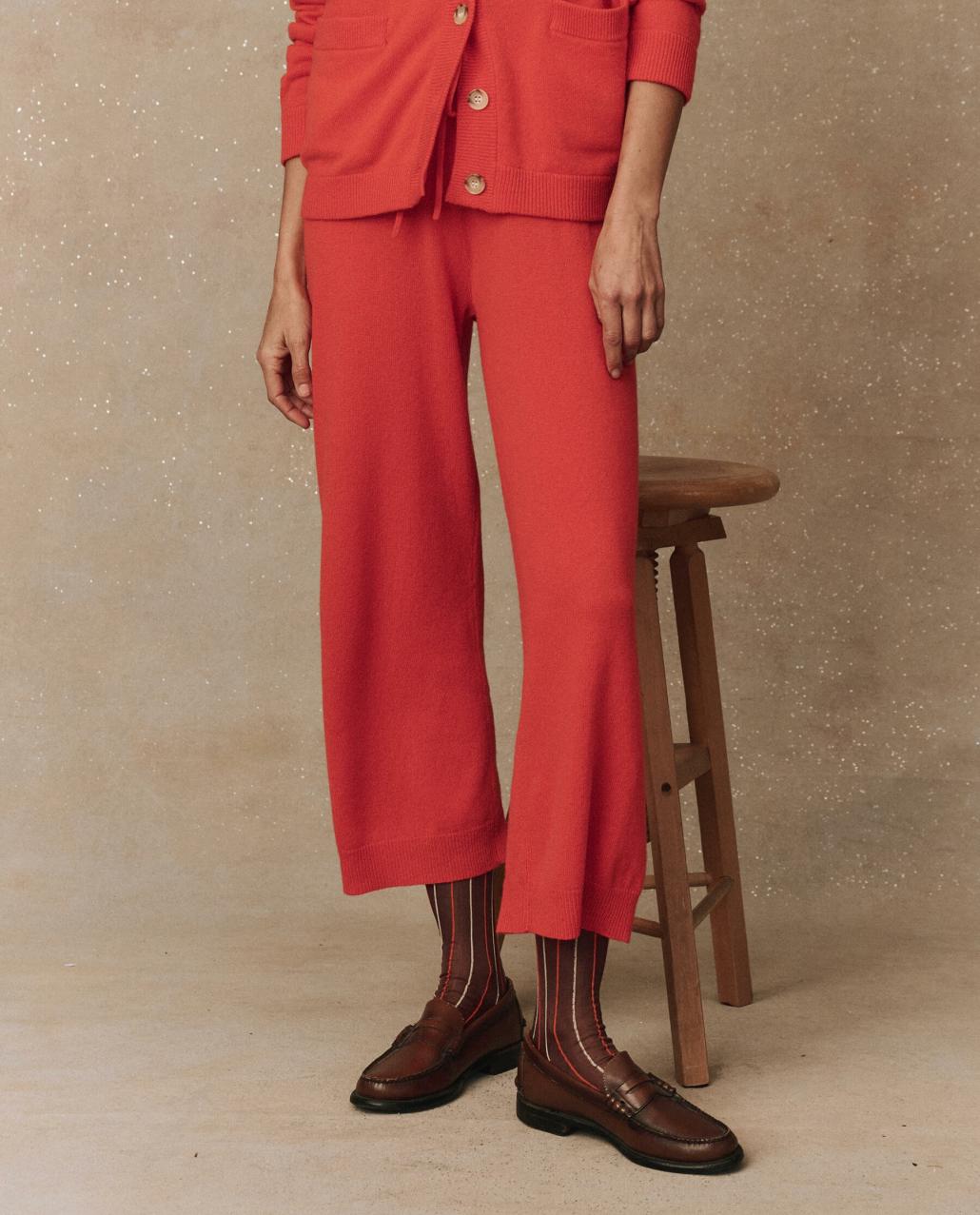 The Great. Pants | The Cashmere Lantern Pant. Ember - Women