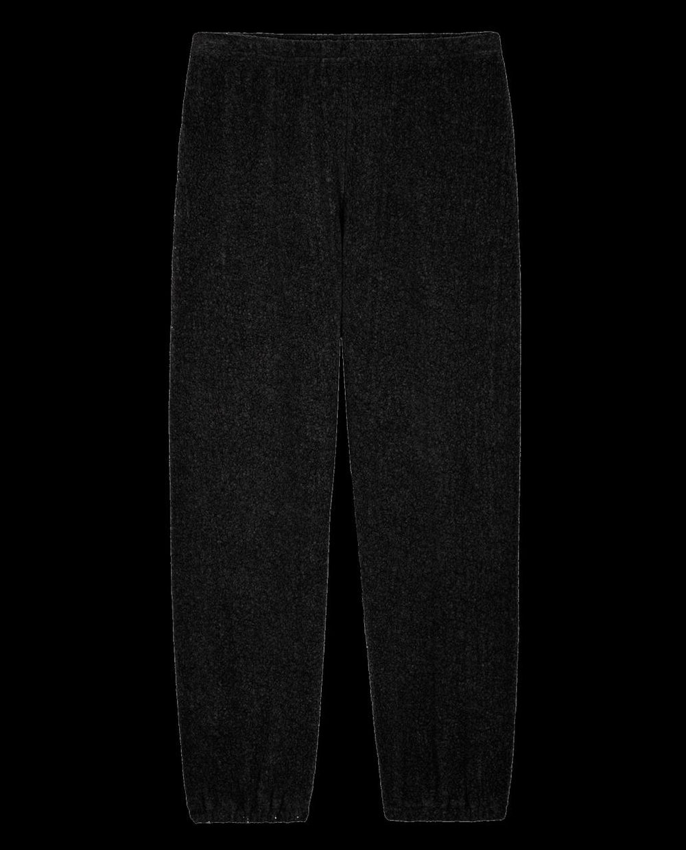 The Great. Pants | The Fleece Stadium Sweatpant. Almost Black - Women