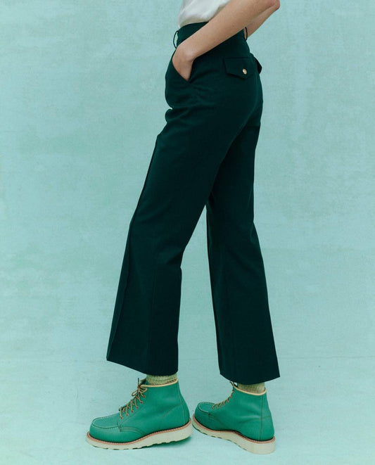 The Great. Pants | The Prim Trouser. Winter Pine - Women