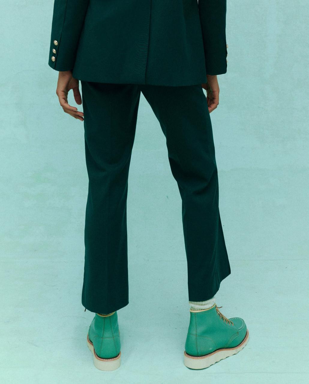 The Great. Pants | The Prim Trouser. Winter Pine - Women